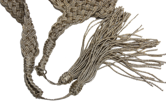 ceinture en passementerie or