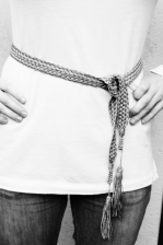 ceinture en passementerie mandarine