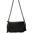 sac minima en cuir cloqu� noir
