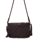 sac minima en cuir cloque marron