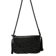 sac minima en cuir cloqu� noir